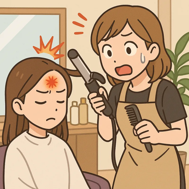 미용실 화상 사고 보상 요구 어디까지 책임져야 하나?