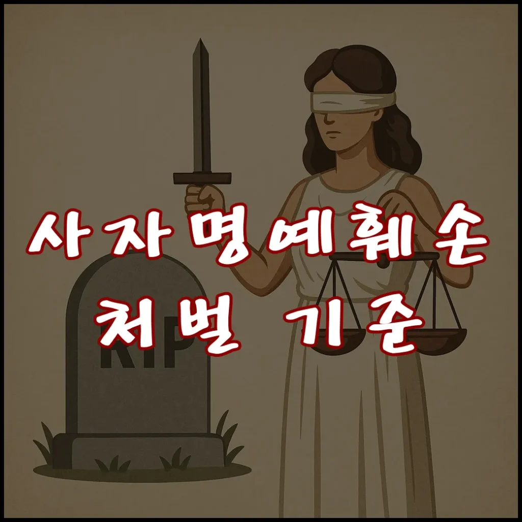 사바명예훼손 처벌